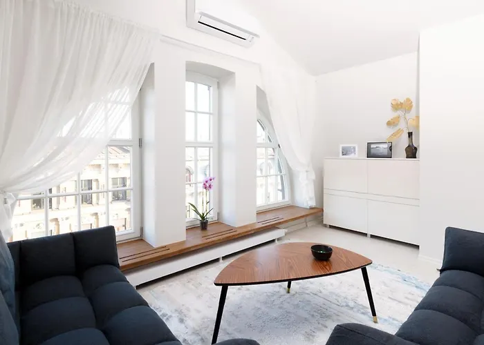 Apartment Bright Attic Flat In The Centre Riga